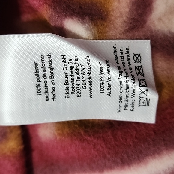 Eddie Bauer Quest Aztec Fleece Zip Pullover Size: 2XL - Picture 12 of 13